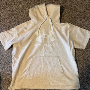 Under Armour Cream Fleece Hoodie
